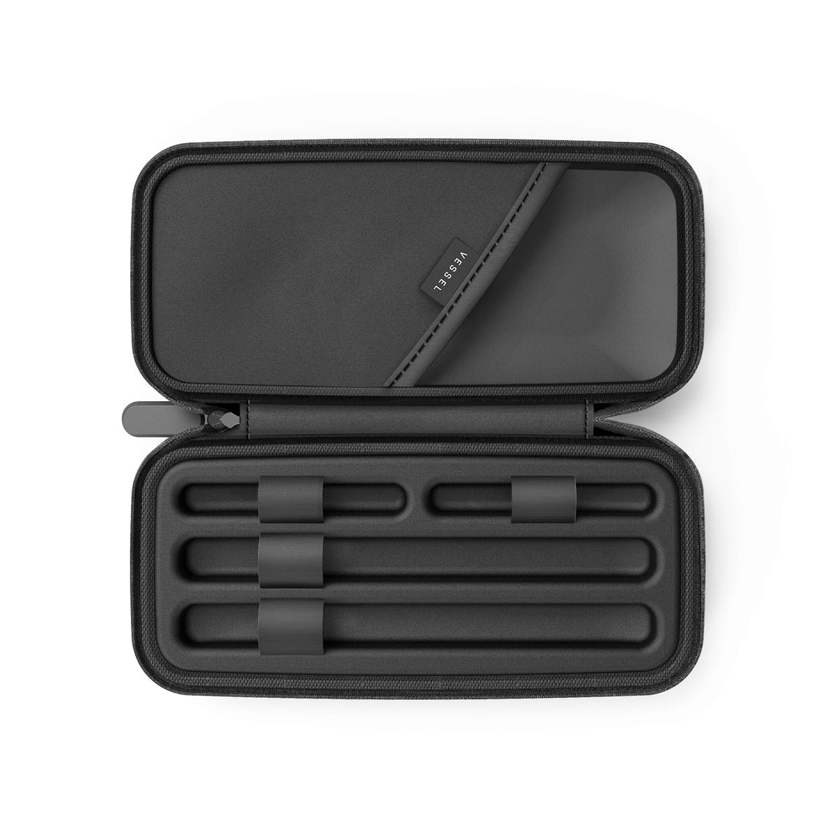 Vessel - Rover Case [Charcoal] - Storage for 510 Thread Vape Pen Batteries - Open